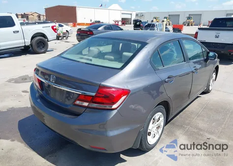 2014 Honda Civic Lx из США, поврежденный, VIN 19XFB2F53EE043488